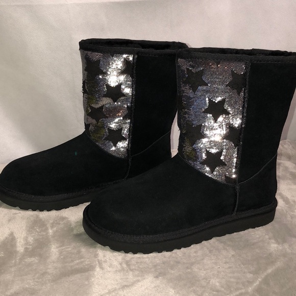 UGG Shoes - UGG Classic Short Sequin Stars